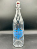 Holy Water Bottle with Clear Swing Top Lid