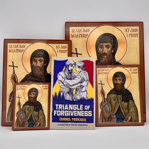 Romanian bundle! - Save 5% on an Icon of St. John of Prislop and our book in which he plays a part, Triangle of Forgiveness
