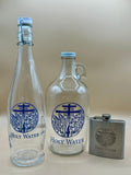 Holy Water Bottle with Clear Swing Top Lid